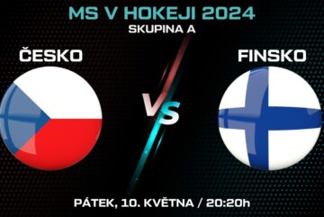 Česko - Finsko MS v hokeji 2024