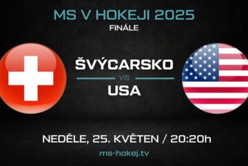 Švýcarsko - USA finále MS v hokeji 2025 live stream