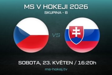Česko - Slovensko MS v hokeji 2026