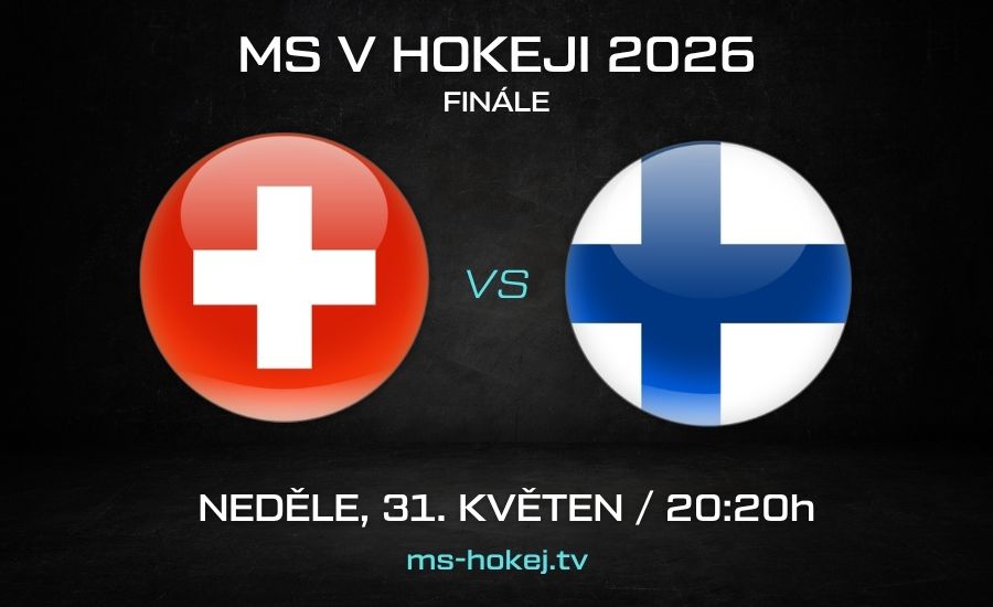 Kde sledovat MS v hokeji 2026 Švýcarsko vs Finsko živě